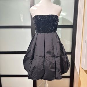 *New**Black Sequin Mini Dress size S